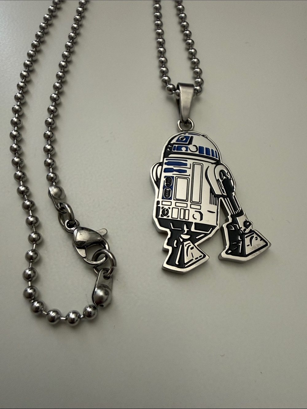Disney Star Wars Kohl's Exclusive Stainless Steel R2D2 Unisex Necklace